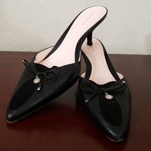Ann Taylor black kitten heels
